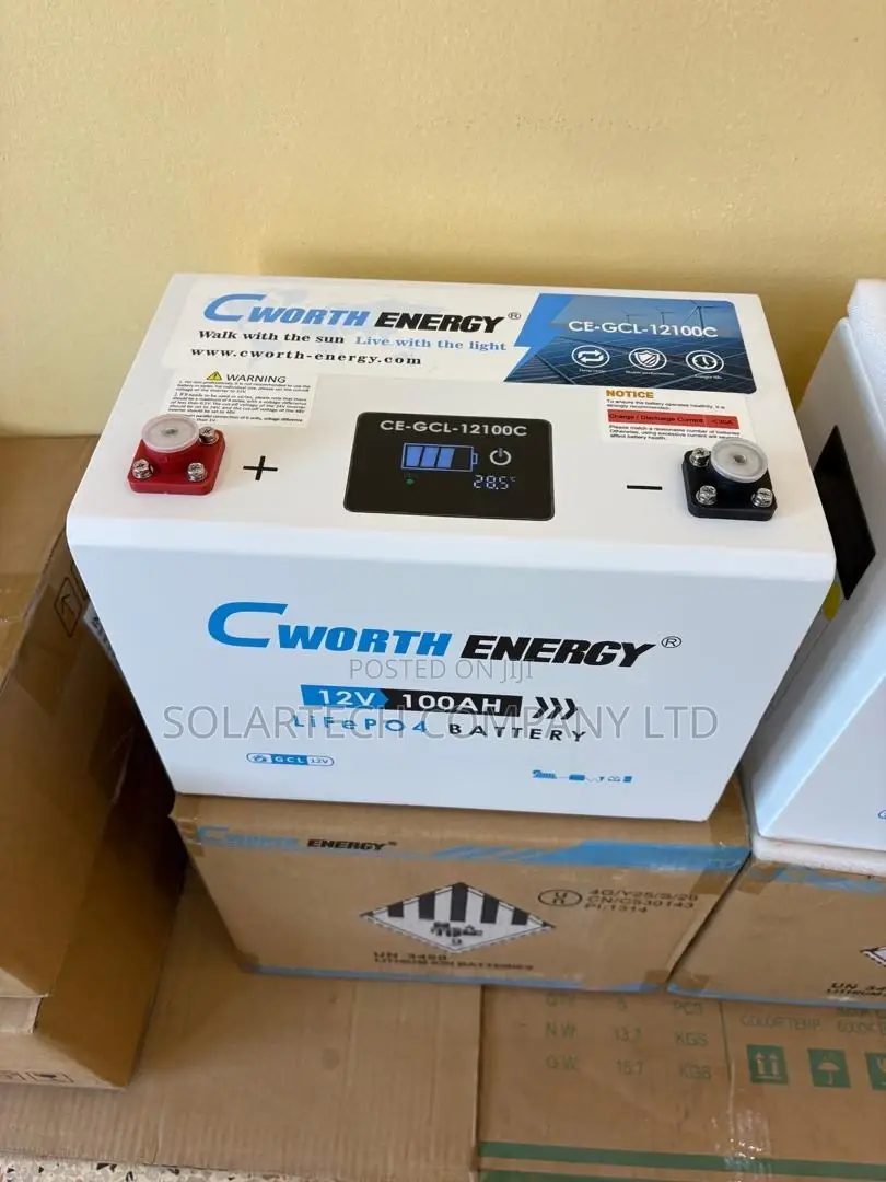 Cworth Energy 12V 100Ah LiFePO4 Lithium Battery | 3-Year Warranty