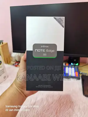 New Infinix Note Edge 256 GB Black