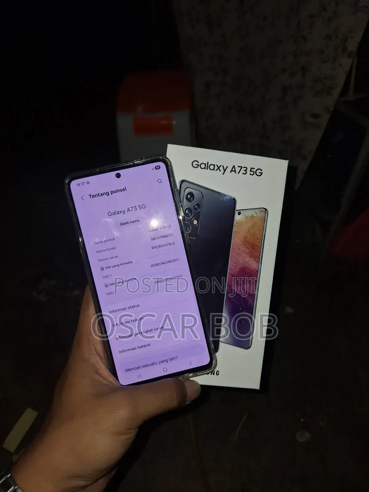 New Samsung Galaxy A73 5G 256 GB Black