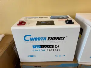 Original Cworth 12V 100Ah Deep Cycle Lithium Battery for Solar
