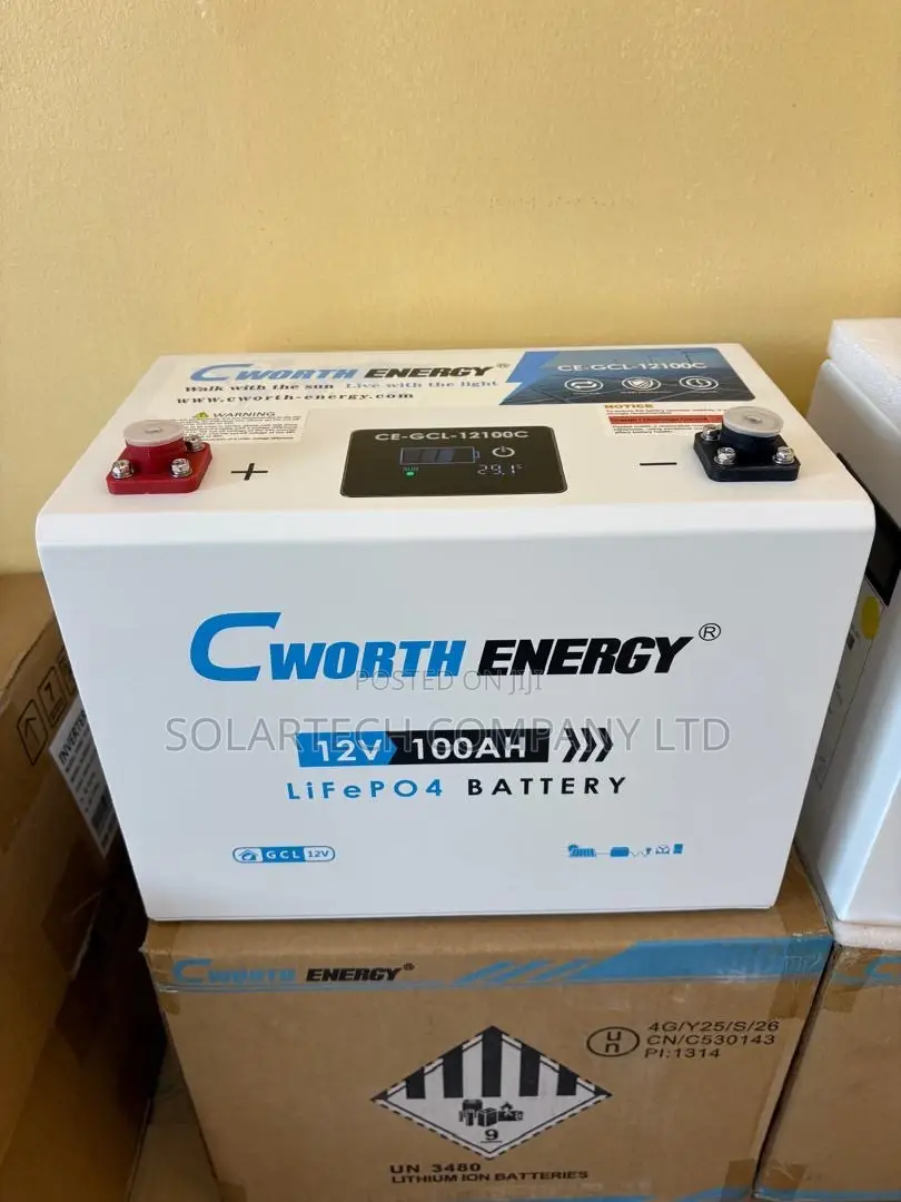 Long Life Cworth Energy LiFePO4 12V 100Ah Battery | 6000+ Cycles