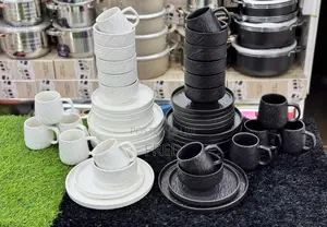 VIP Mega" or "Rock Glazed 24-Piece Ceramic Dinner Set