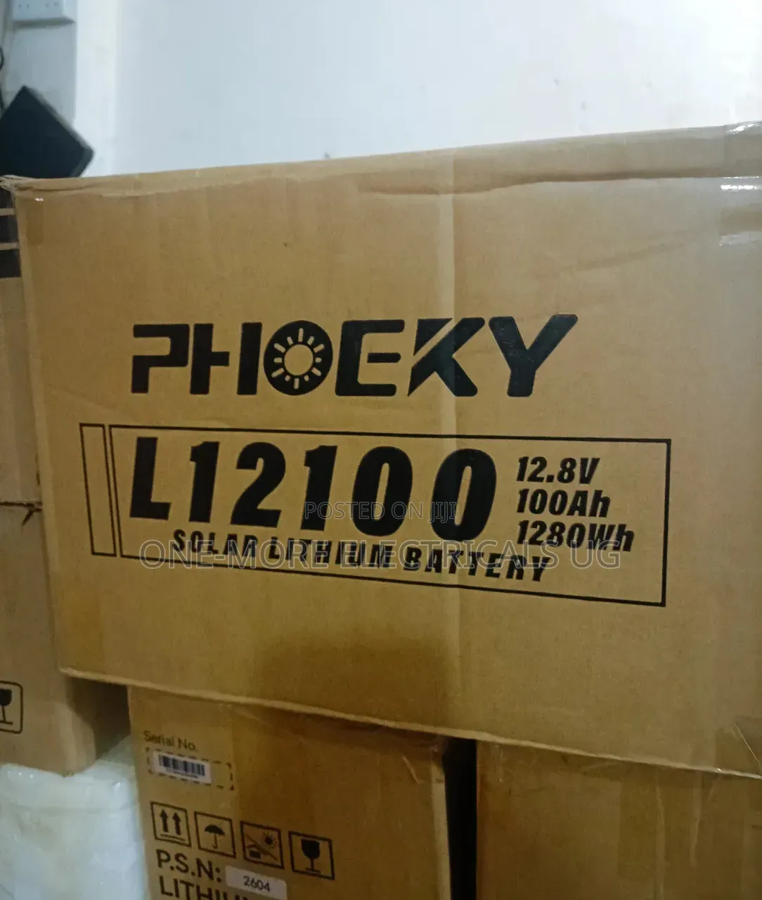 100ah /1280kwh(12.8volts) Lithium Iron Phosphate Battery.