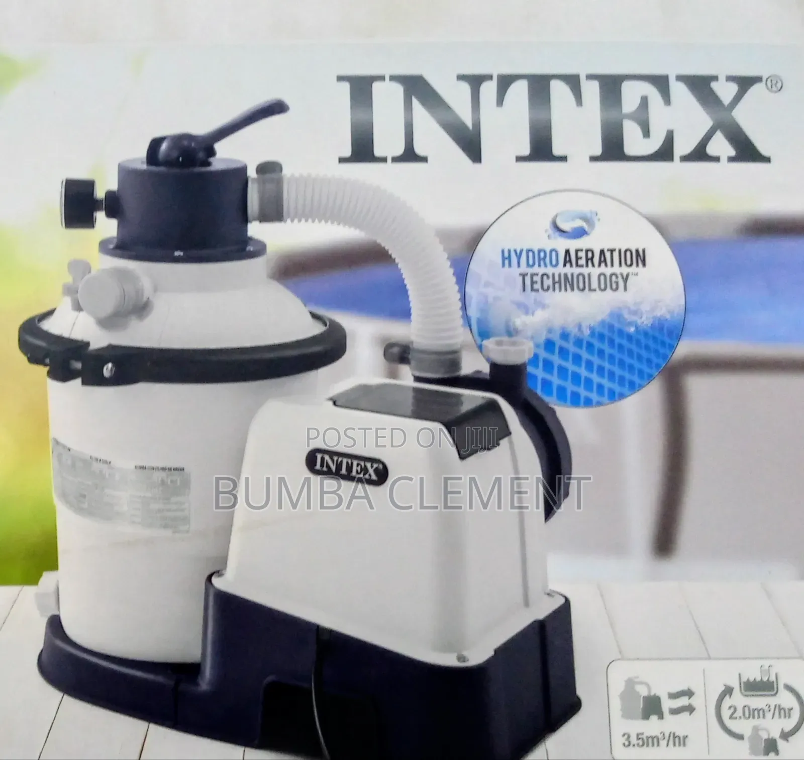 Krystal clear.Intex Sand Filter Pump