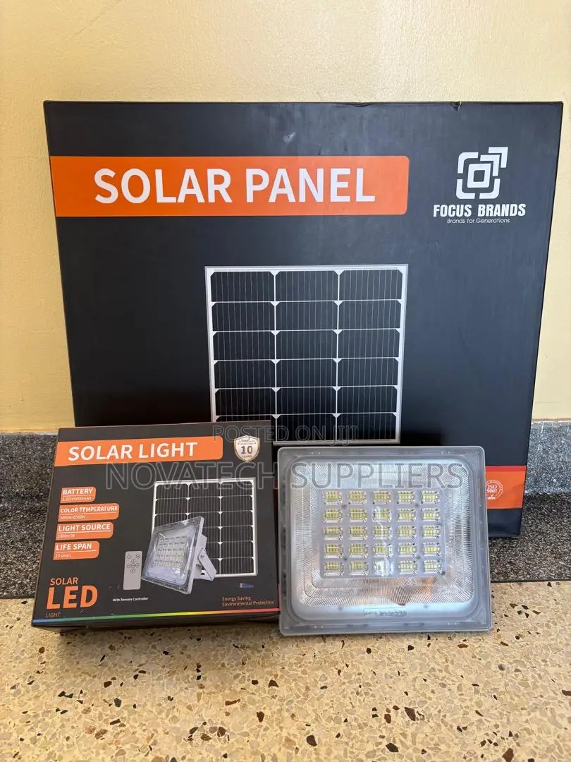 Brand New 300W Outdoor Solar Flood Light Blue Carbon WAWA Series 4.0