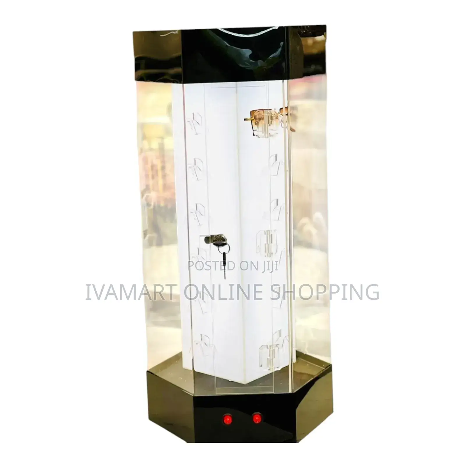 Electric Rotating Sunglasses Stand Holder
