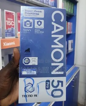 New Tecno Camon 50 Pro 256 GB Blue