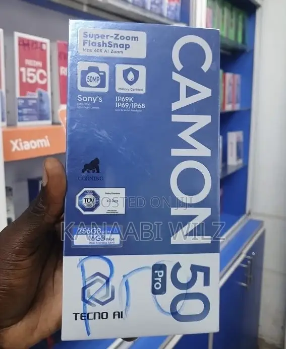 New Tecno Camon 50 Pro 256 GB Blue