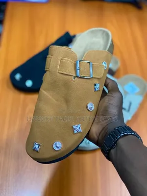 Embellished Slip-on Clog Sandals / Mules