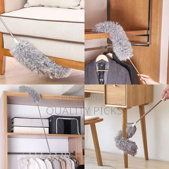 Microfiber Feather Dusters Bendable Extendable Cleaner