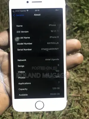 Apple iPhone 8 128 GB Bronze