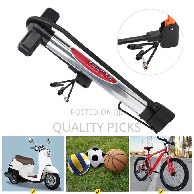 Bike Pump, 10in Portable Bike Pump Bicycle Floor