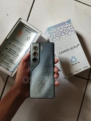 New Tecno Camon 40 Pro 5G 256 GB Black