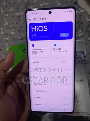 New Tecno Camon 40 Pro 5G 256 GB Blue