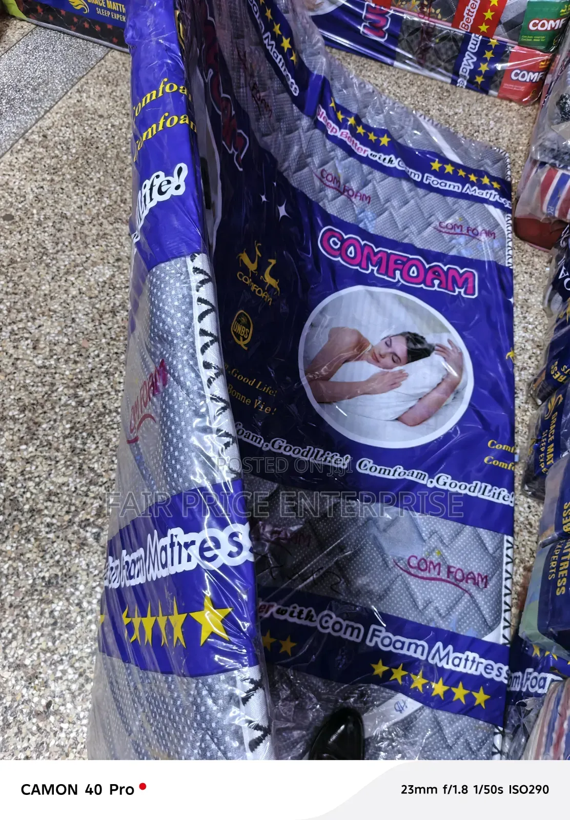 6x6x2 inche.Mattress Topper. High Density Mattress Toppers