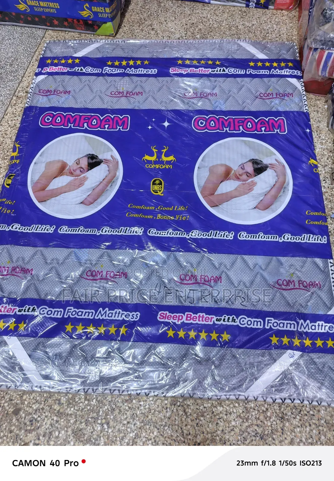 6x6x2 inche.Mattress Topper. High Density Mattress Toppers