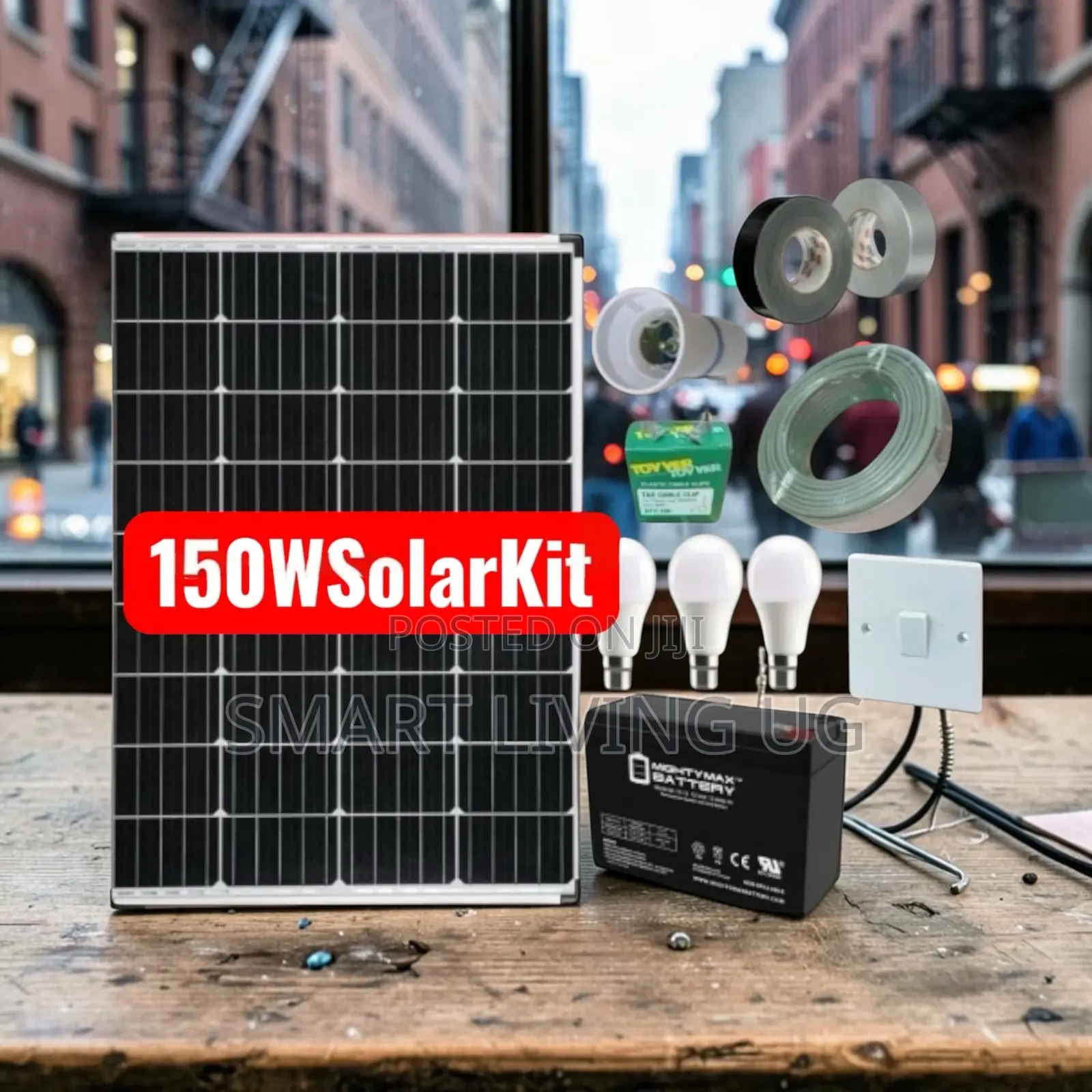 150W Solar Power Kit – Energy Saving Low Maintenance