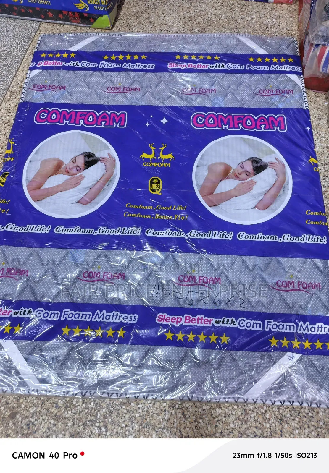 Premium Mattress Topper. 4x6x2 Inche.