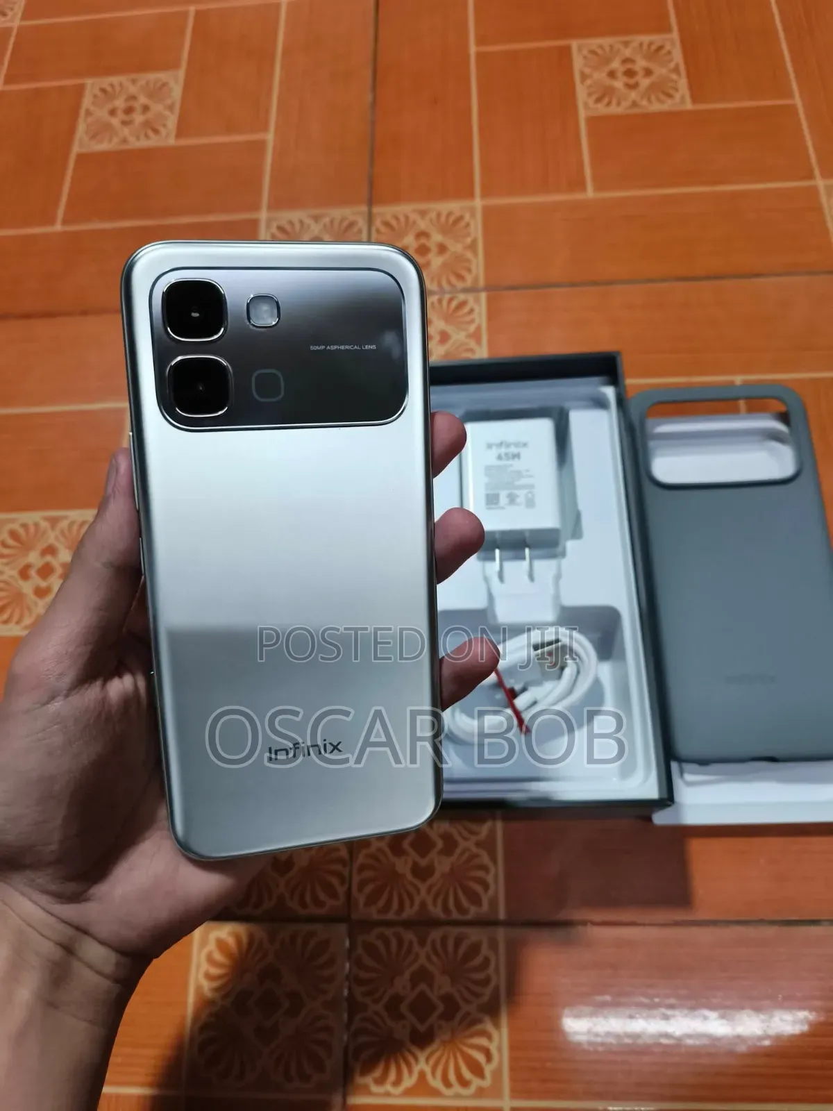 New Infinix Note Edge 256 GB Silver