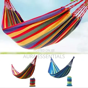 Striped Canvas Hammock