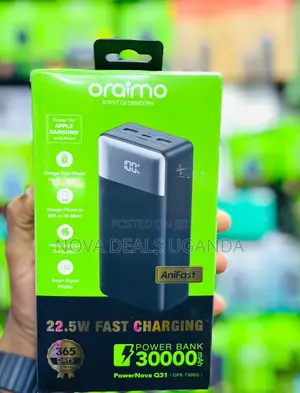 Oraimo Powernova Q31 – 30,000mah (Opb-7300q) 30,000mah Battery 22.5w