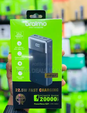 ORAIMO POWERNOVA Q21 – 20,000mAh (OPB-7200Q) 22.5W AniFast Power Bank
