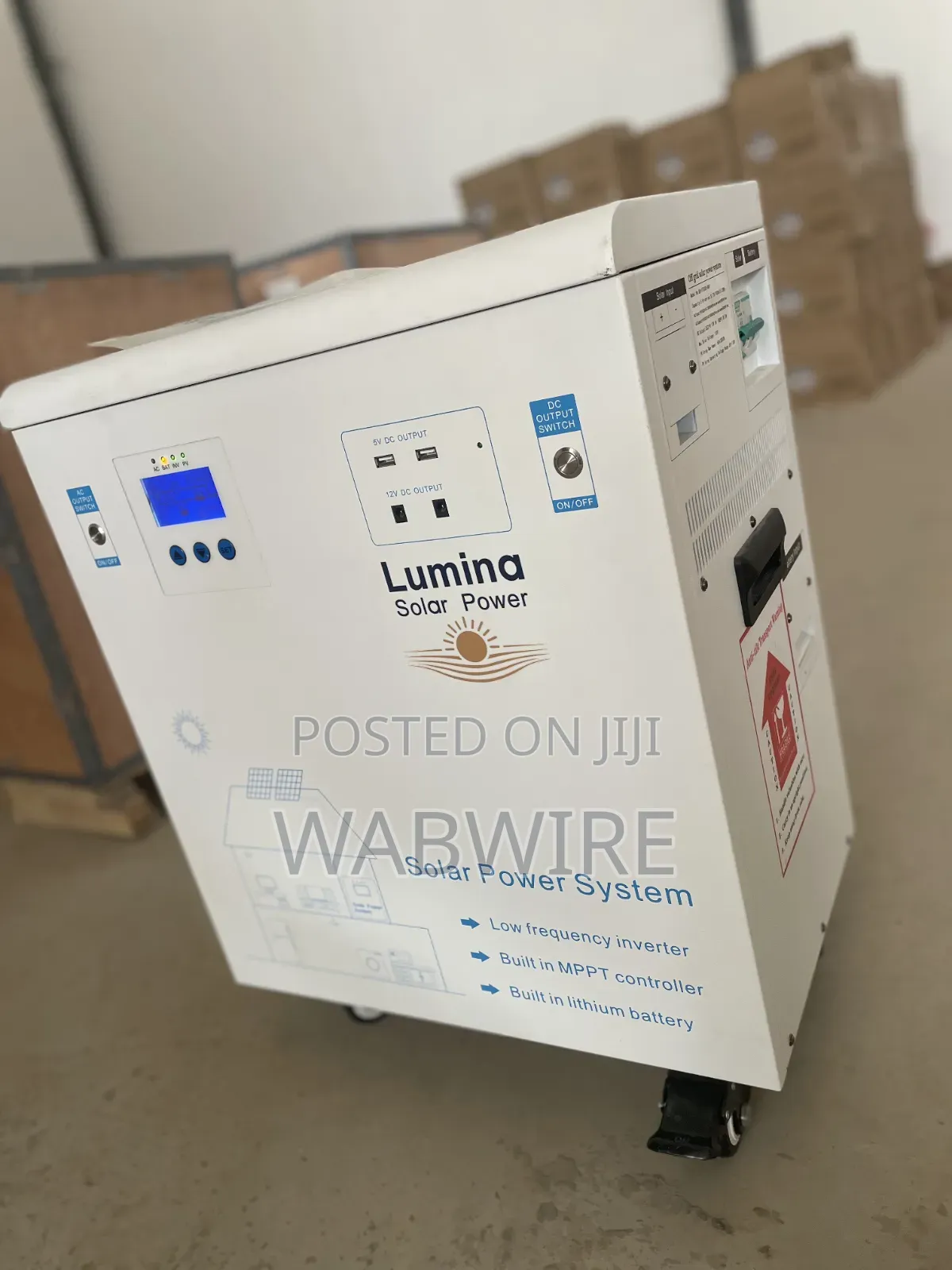 3 in One Backup System Off-Grid Lithium Battery
