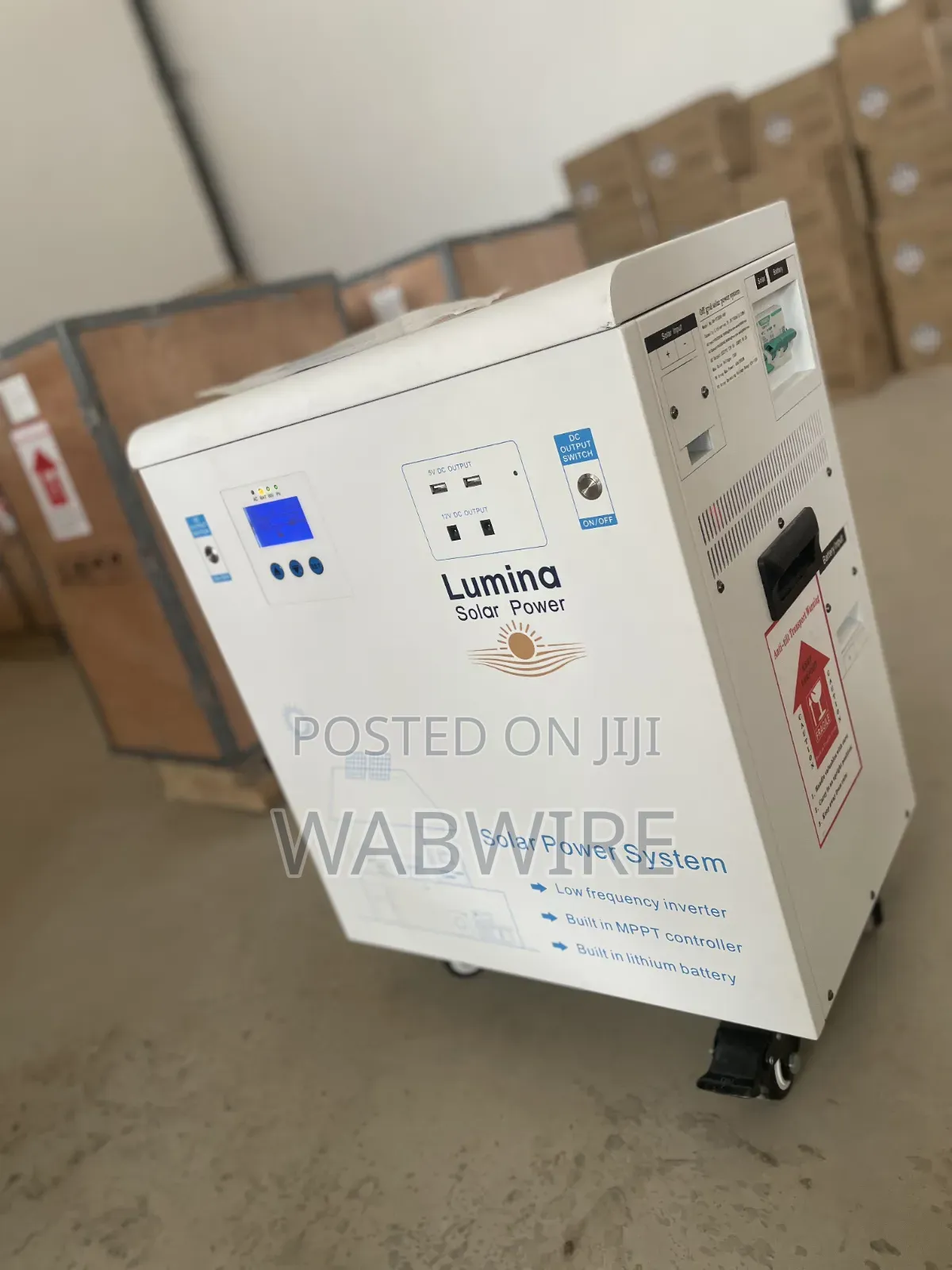 3 in One Backup System Off-Grid Lithium Battery