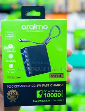 ORAIMO POWERNOVA L11 – 10,000mAh (OPB-7103C) 22.5W AniFast Power Bank
