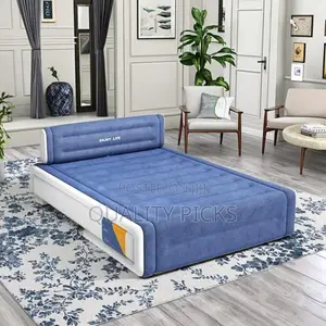 Luxury Air Bed, Inflatable Mattress With Built-in Electric Air Pump