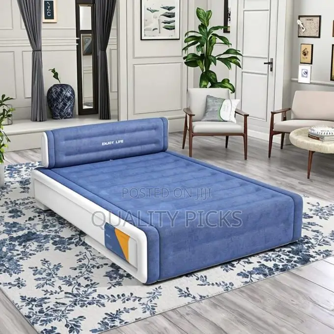 Luxury Air Bed, Inflatable Mattress With Built-in Electric Air Pump