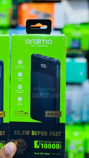 Oraimo Toast 22.5 Byte – 10,000mah Power Bank (Opb-7100q)