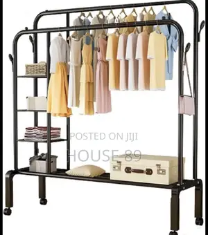 Generic Double Pole Clothes Rack