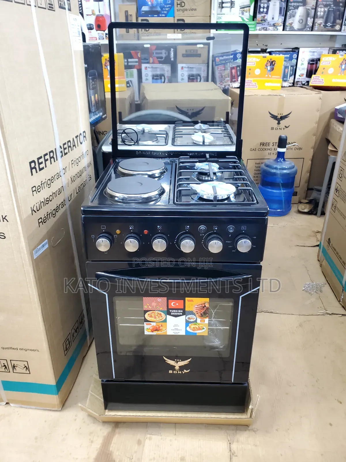Self Ignition 2+2 Sony Electric Oven Gas Cooker 50*50