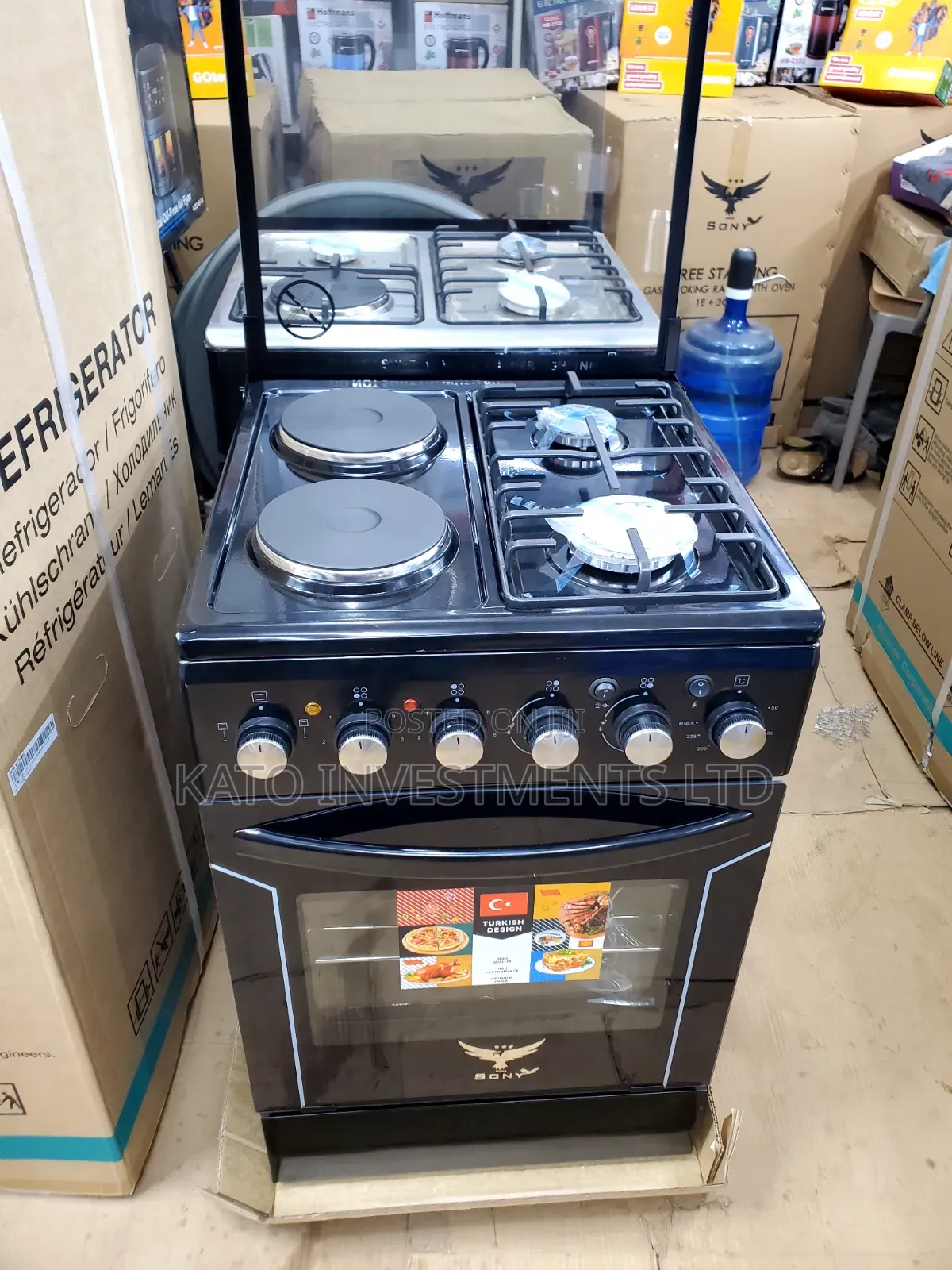 Self Ignition 2+2 Sony Electric Oven Gas Cooker 50*50