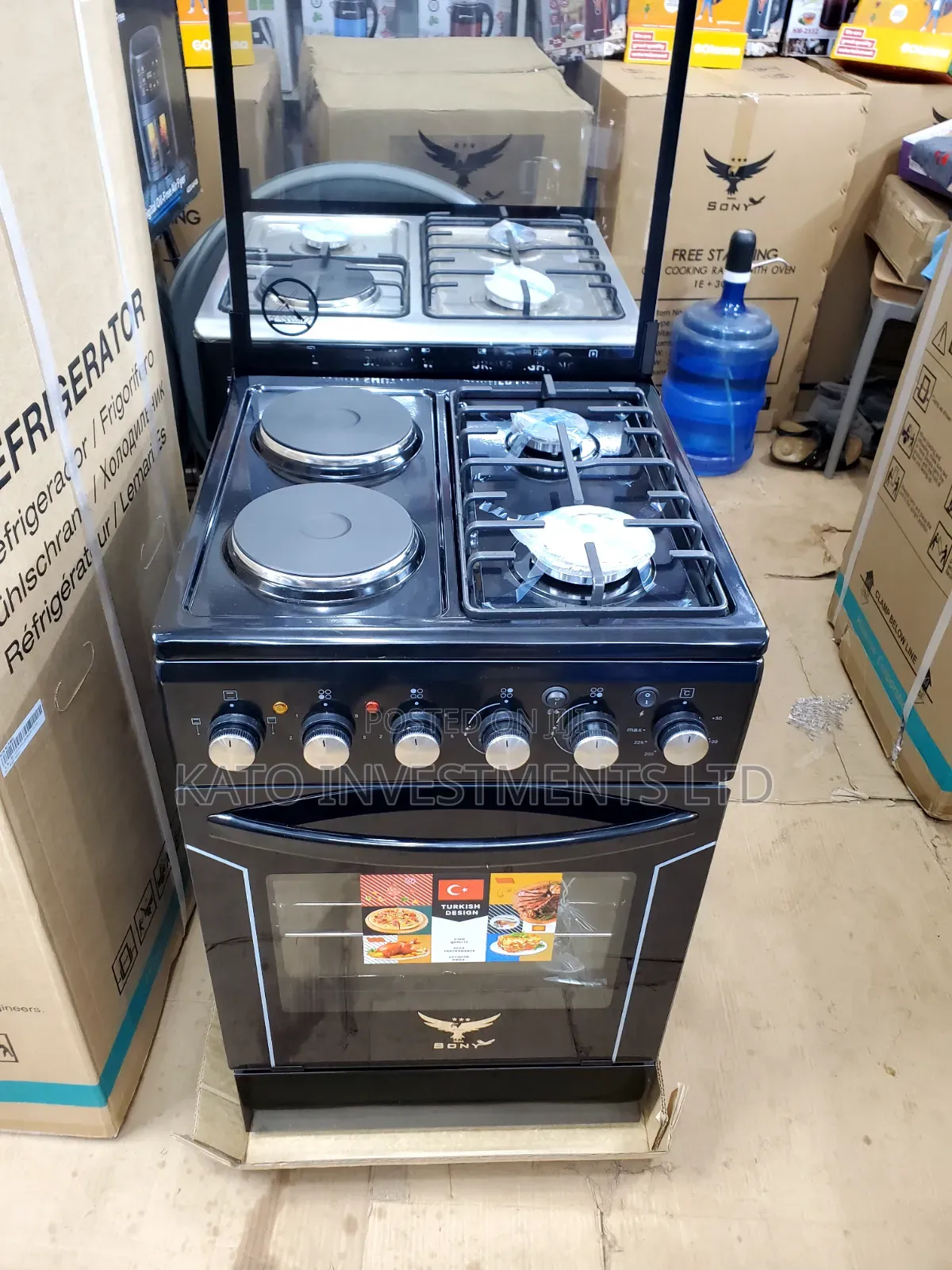 Self Ignition 2+2 Sony Electric Oven Gas Cooker 50*50