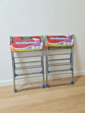 Deluxe Folding Drying Rack Clothes Drying Rack (Stainless Steel)