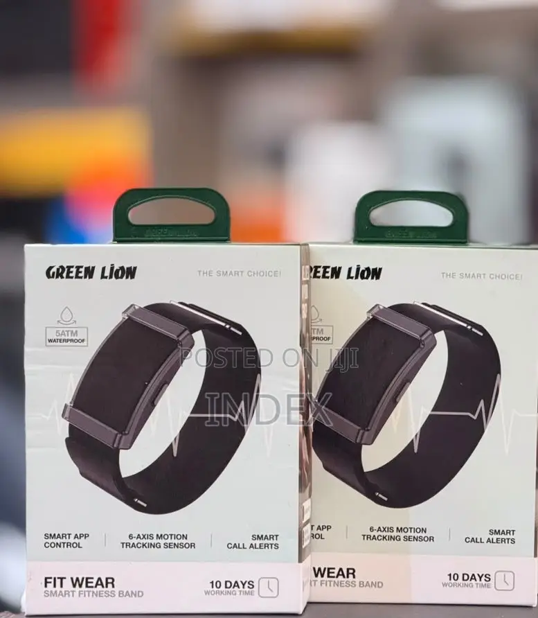 Green Lion Fit Wear Smart Fitness Band With Bluetooth, Waterproof