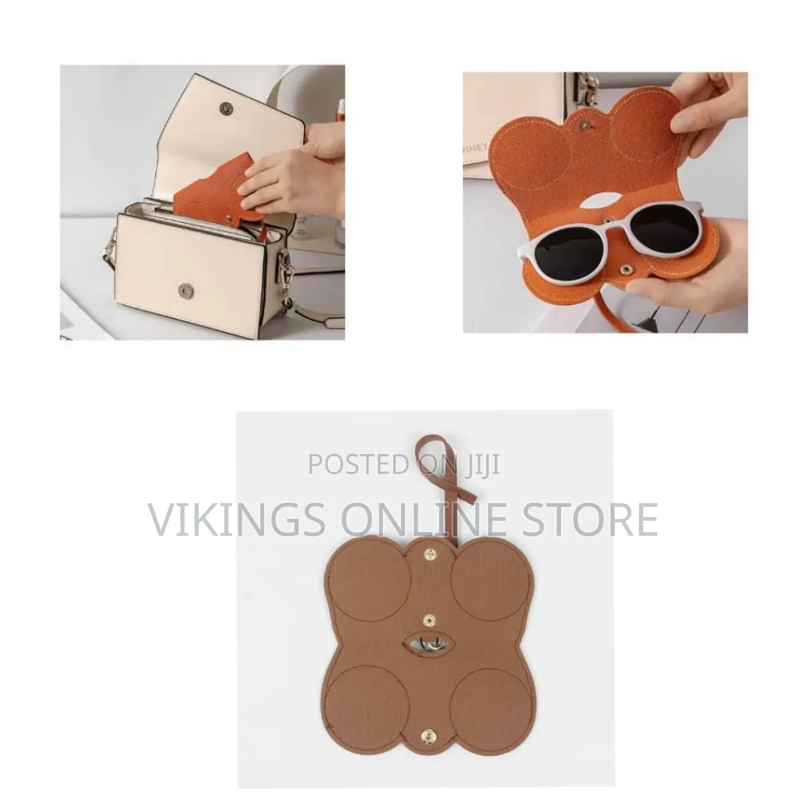 Soft Leather Sunglass Bag, Holder Eyeglasses Case, Portable Glasses