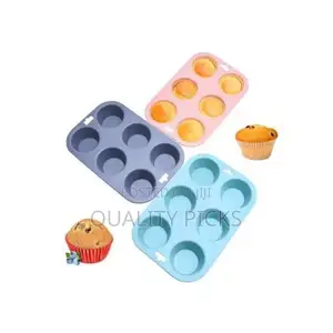 Professional Non-Stick Silicone Baking Mold - 6 Cup