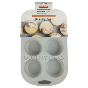 Professional Non-Stick Silicone Baking Mold - 6 Cup