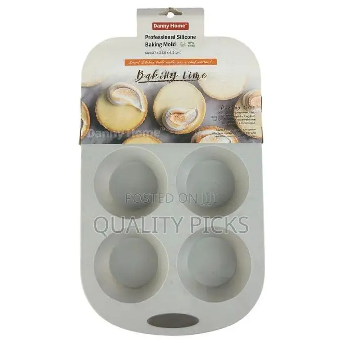 Professional Non-Stick Silicone Baking Mold - 6 Cup