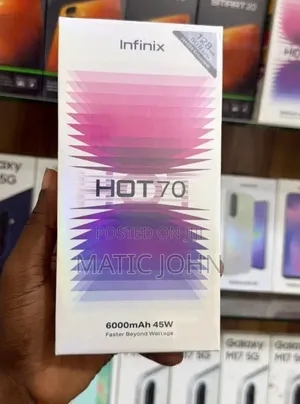 New Infinix Hot 70 256 GB Pink