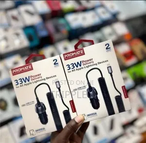Promate Car Charger for Apple Lightning Devices