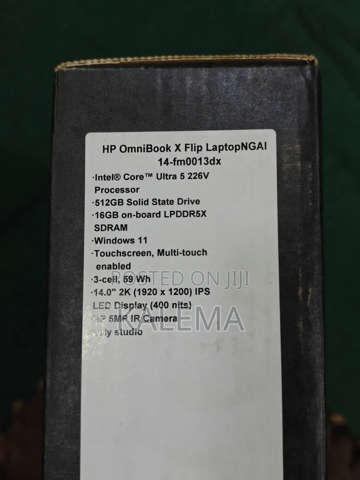 New Laptop HP OmniBook X Flip 14" 16GB Intel Core Ultra 5 SSD 512GB