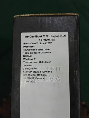 New Laptop HP OmniBook X Flip 14" 16GB Intel Core Ultra 5 SSD 512GB