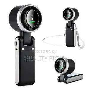 Mini Portable Handheld Turbo Fan Features a 5-Speed Rechargeable