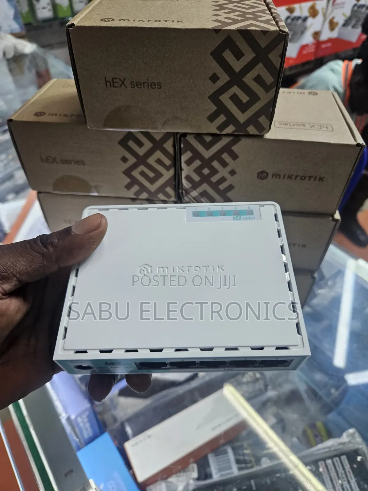 MikroTik RB750r2 hEX Lite 5-Port Wired Router – RouterOS Level 4