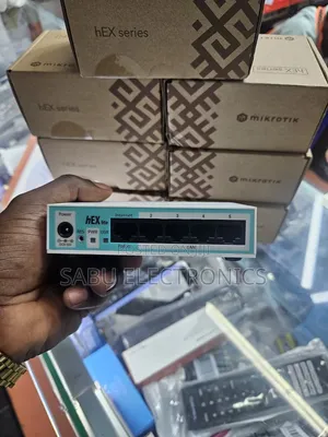 MikroTik RB750r2 hEX Lite 5-Port Wired Router – RouterOS Level 4