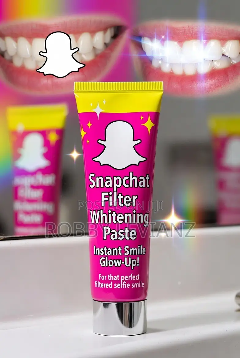 Snapchat Filter White Toothpaste